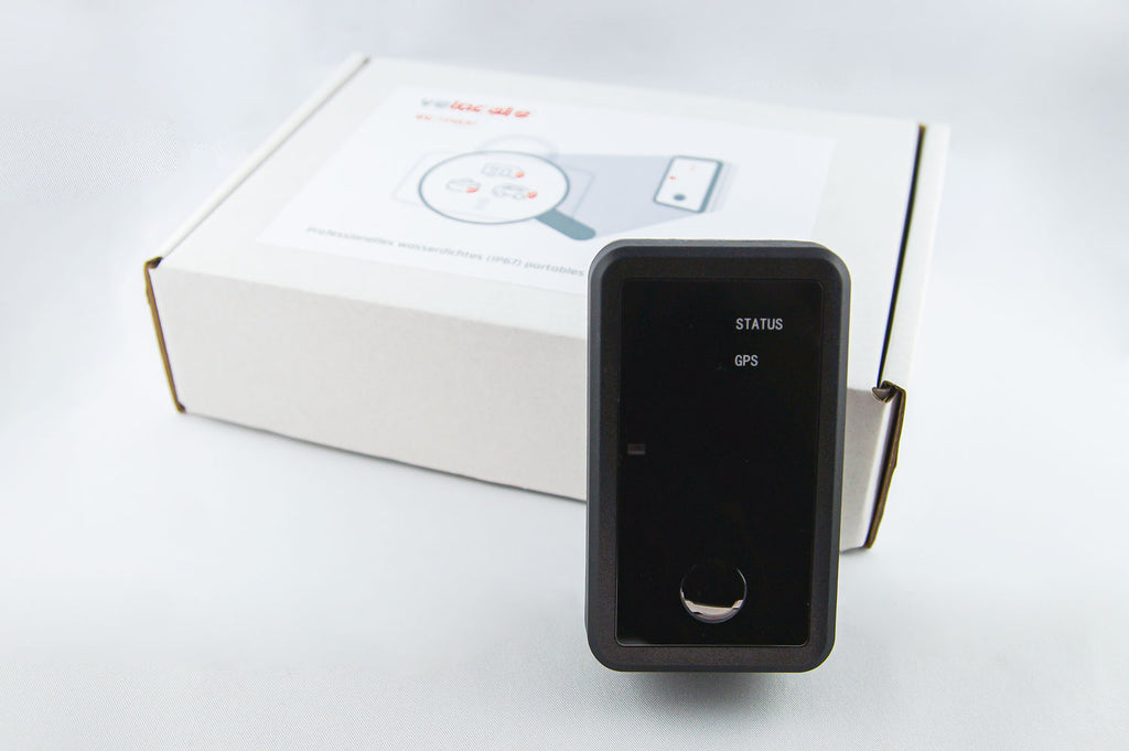velocate vc|maxi mit Lifetime Lizenz -Langzeit-GPS-Tracker  für bewegliche Assets wie Fahrzeuge, Anhänger, Gepäck